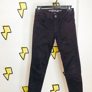 Dark Purple Stretch American Eagle Jeans
